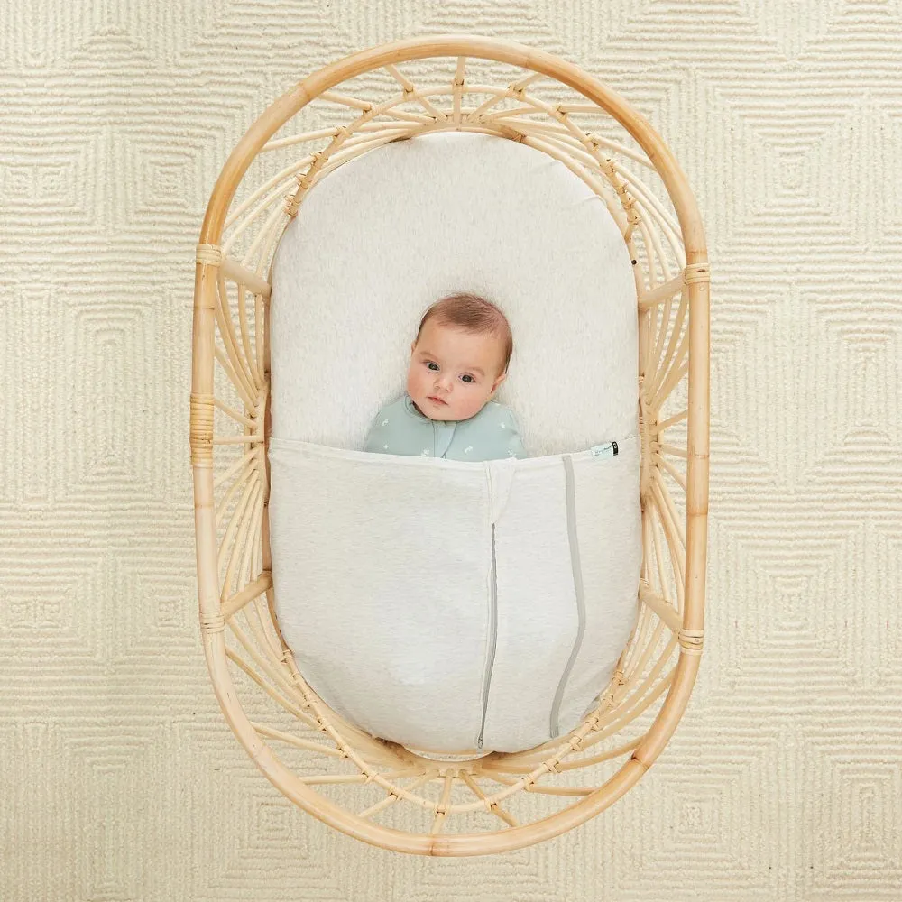 ergoPouch Bassinet Baby Tuck Sheet (Grey Marle)