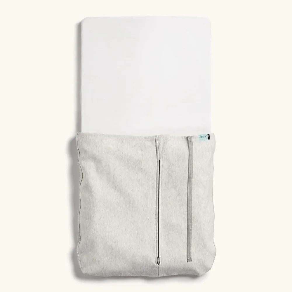 ergoPouch Crib Baby Tuck Sheet (Grey Marle)