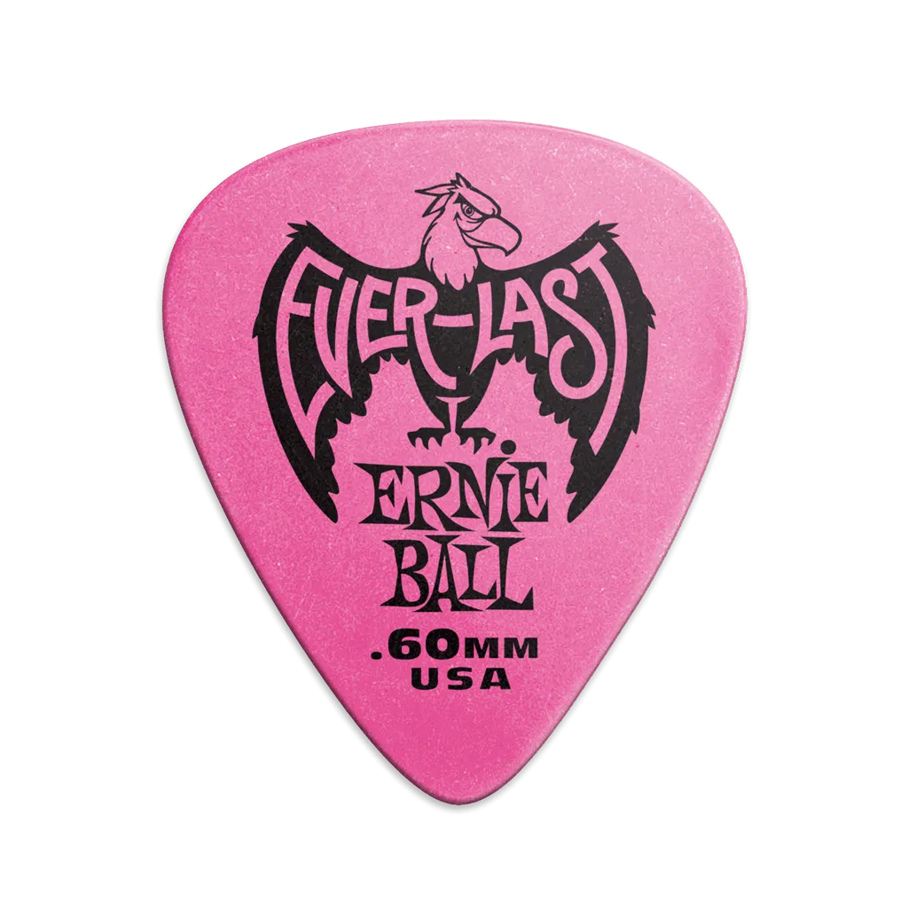 Ernie Ball Everlast Guitar Picks - 12 Pack - 0.60mm Gauge