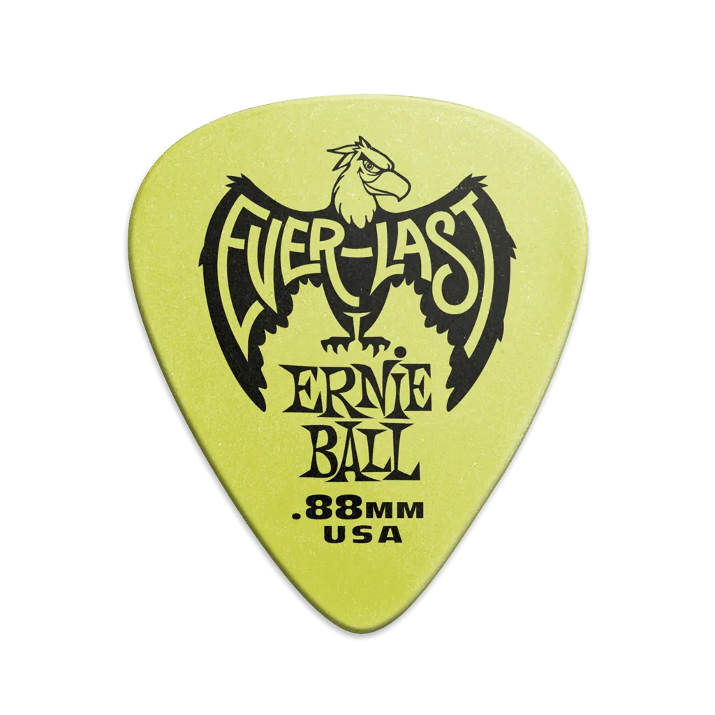 Ernie Ball Everlast Guitar Picks - 12 Pack - 0.88mm Gauge