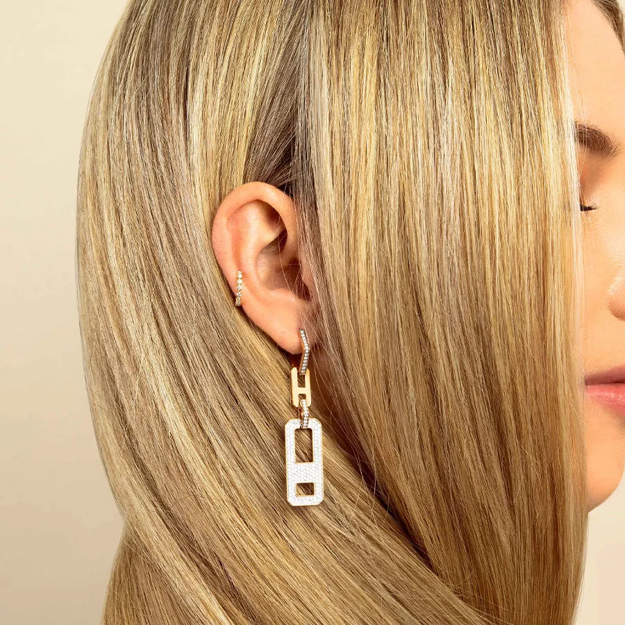 Essential Diamond Beaded Ear Cuff