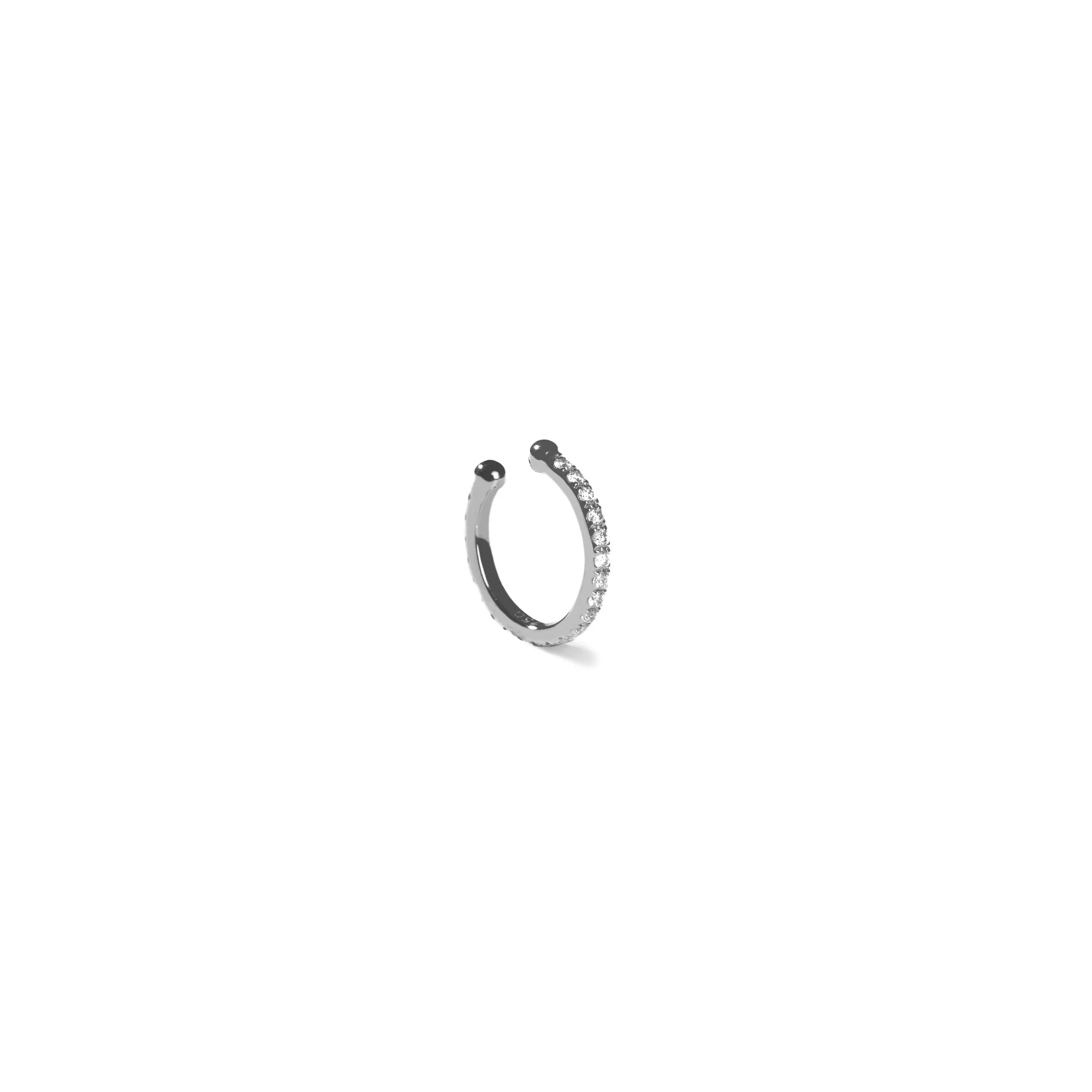 Essential Round Diamond Ear Cuff