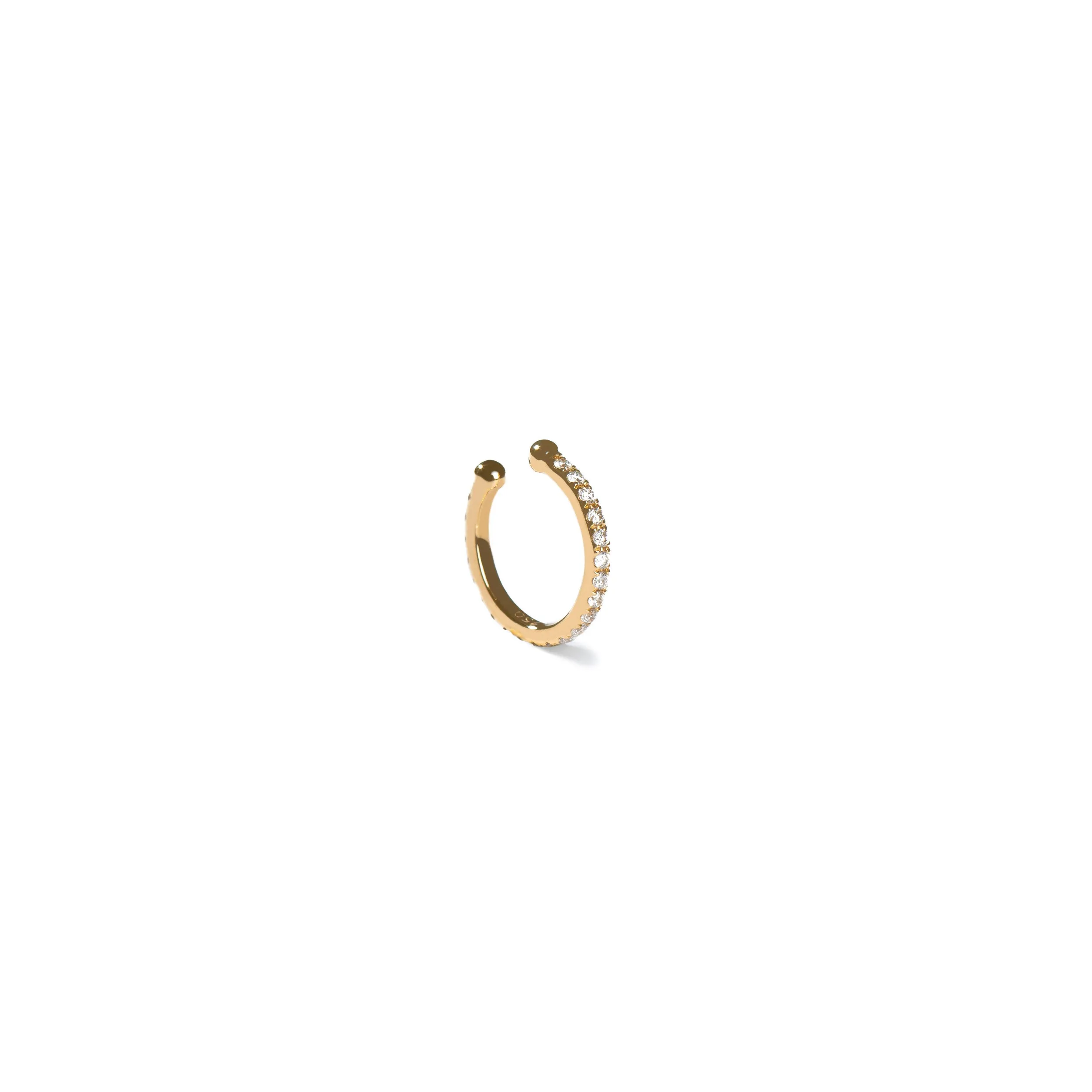 Essential Round Diamond Ear Cuff