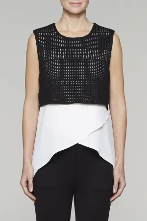 Eyelet Layered Tank Tunic