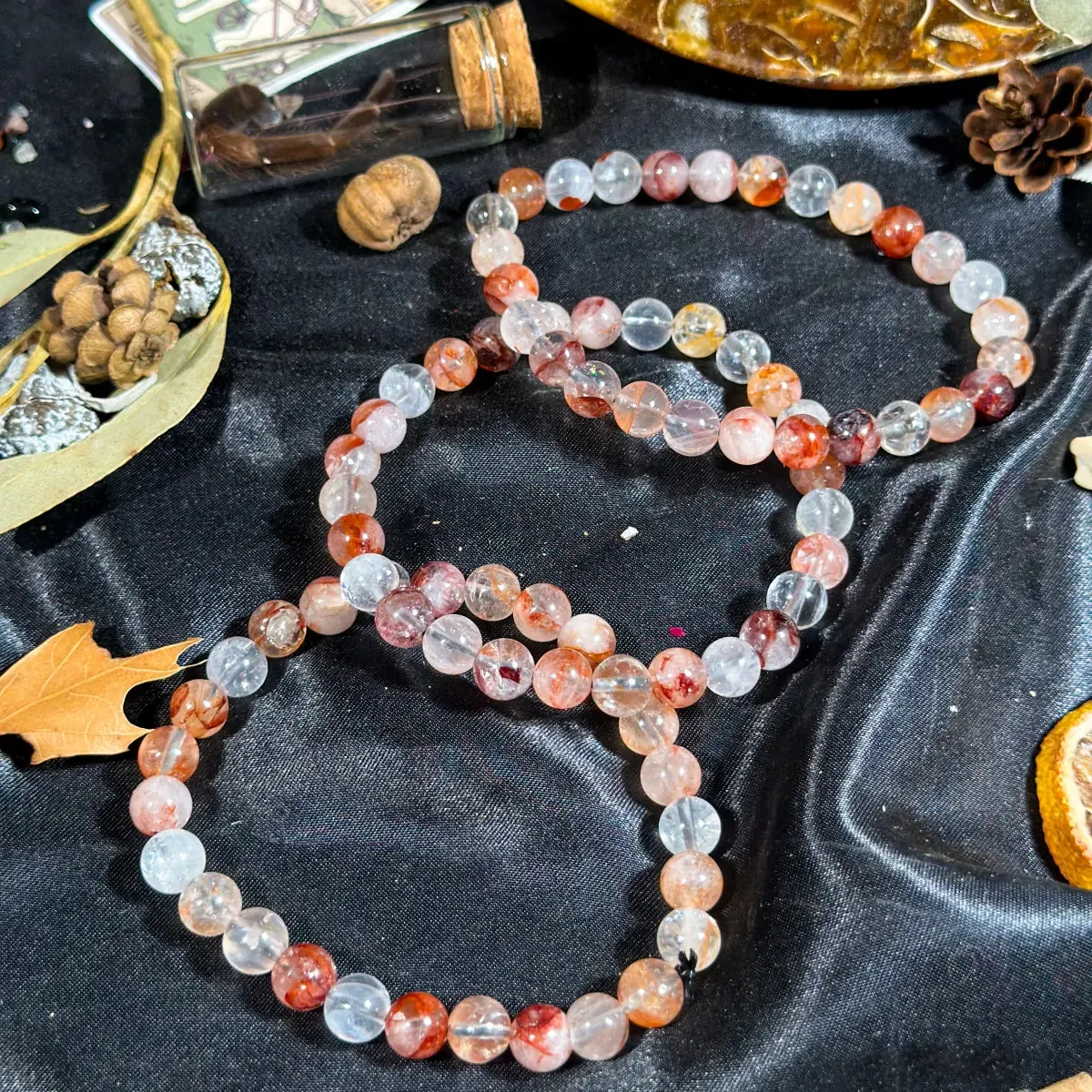 Fire Quartz Stretchy Bracelet