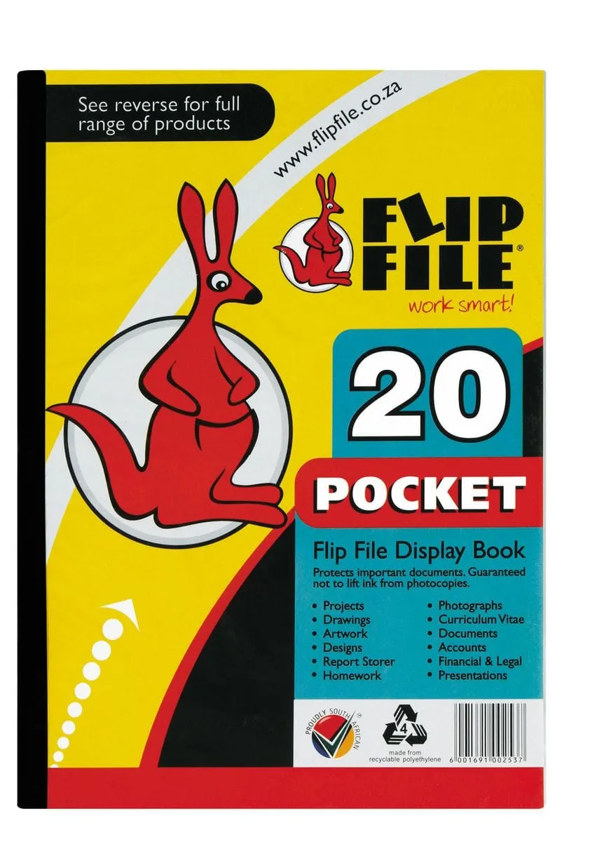 Flip File A4 Display Book