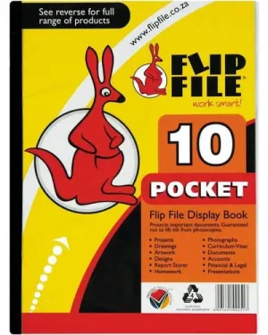 Flip File A4 Display Book