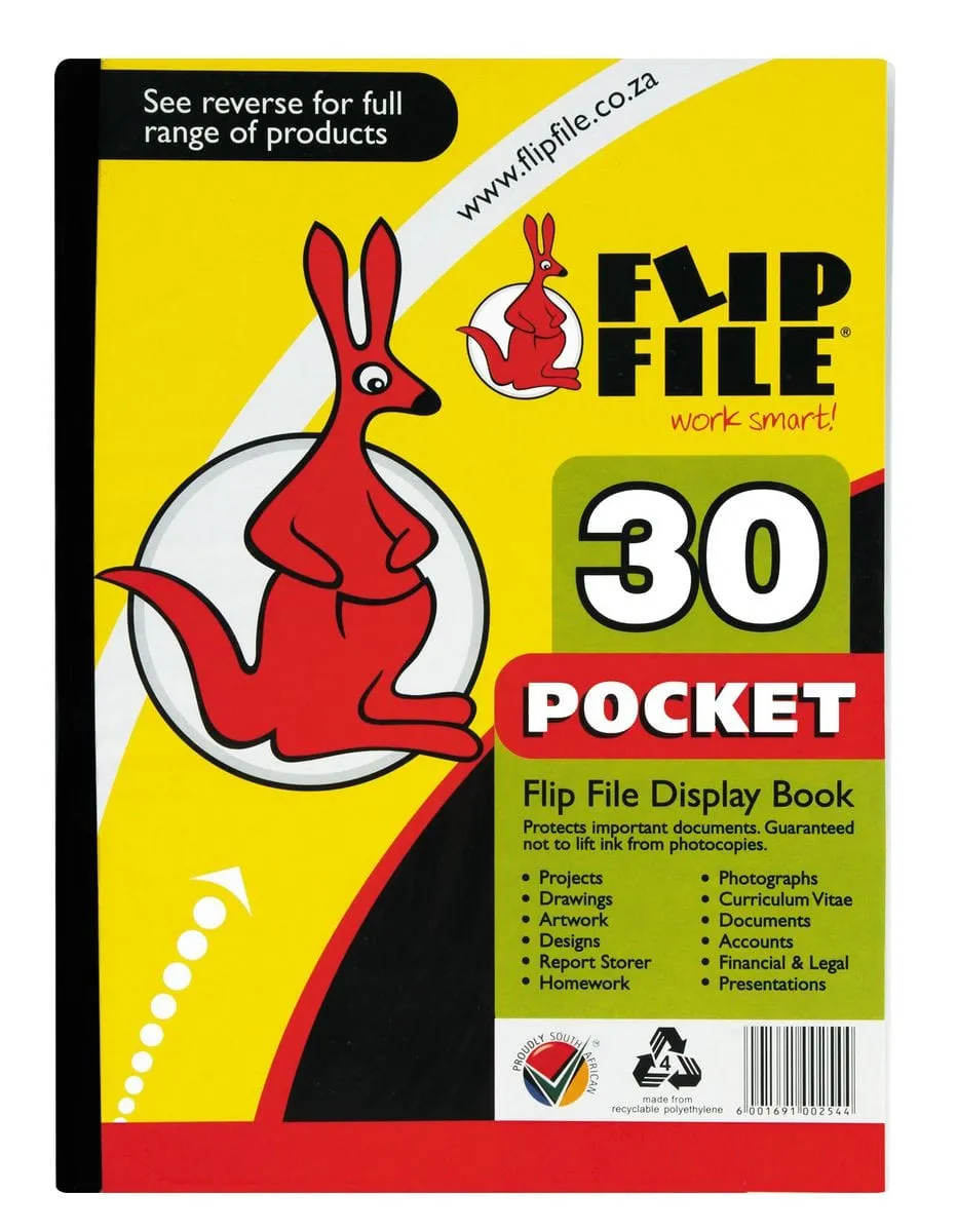 Flip File A4 Display Book