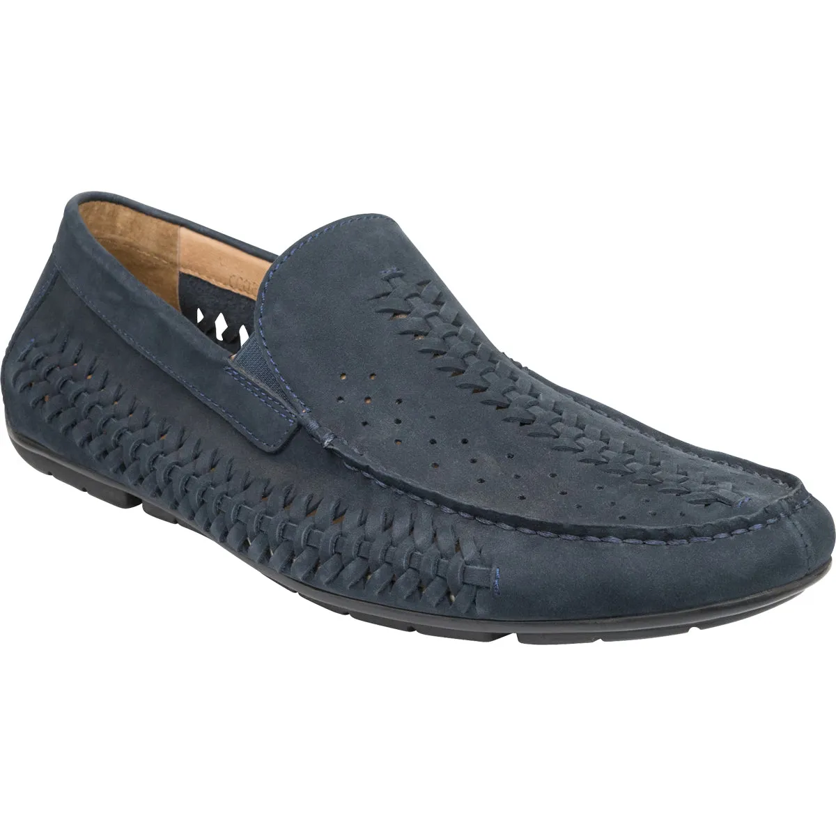 Florsheim Mens Cooper Shoe - Moc Toe Woven Driver