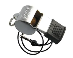 Fox40 Whistle Super Force CMG Official W/LANYARD - Silver