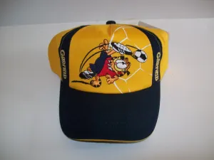 Garfield Yellow Navy Blue Baseball Cap Hat