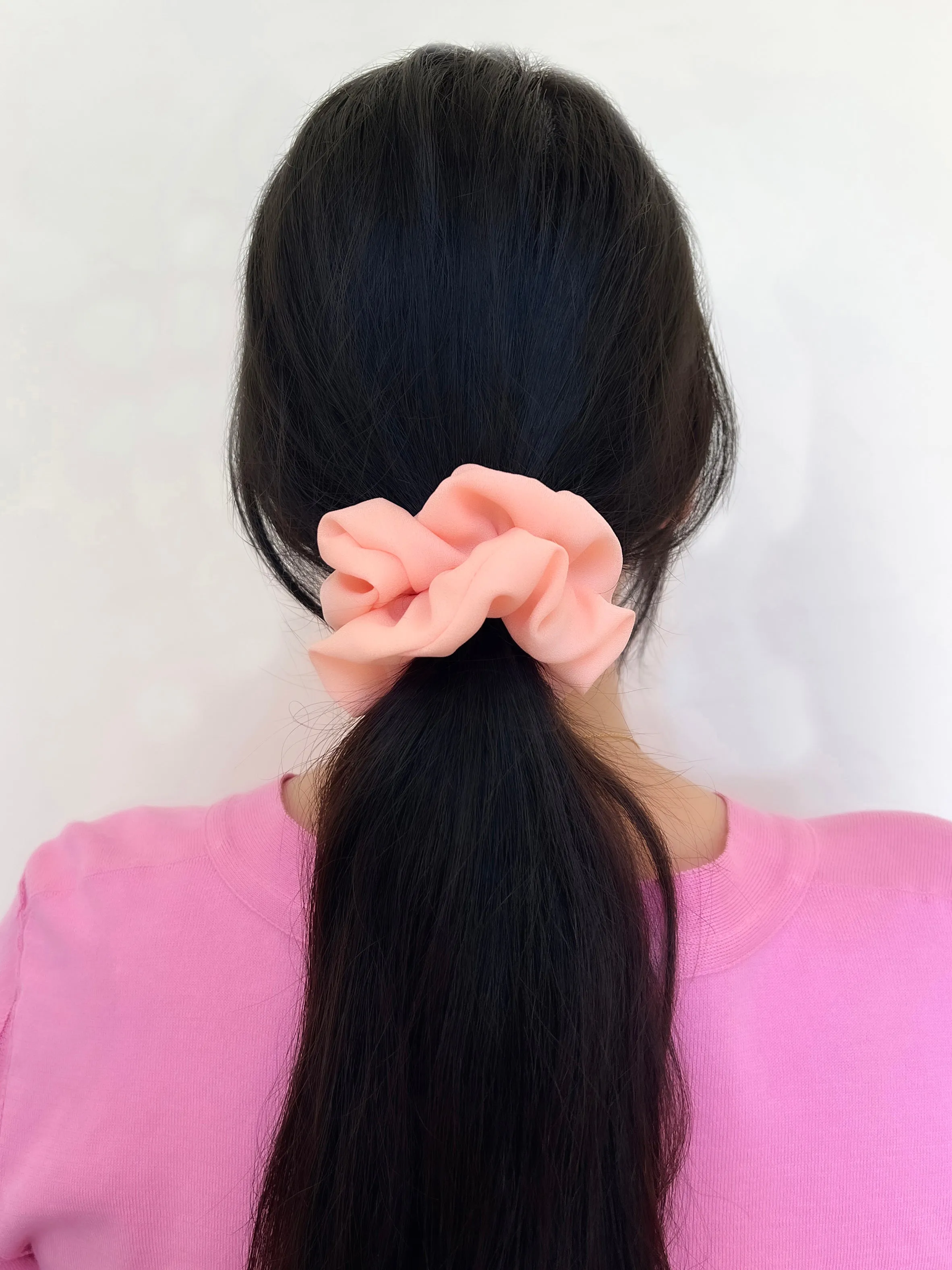 Georgette Magenta Scrunchie