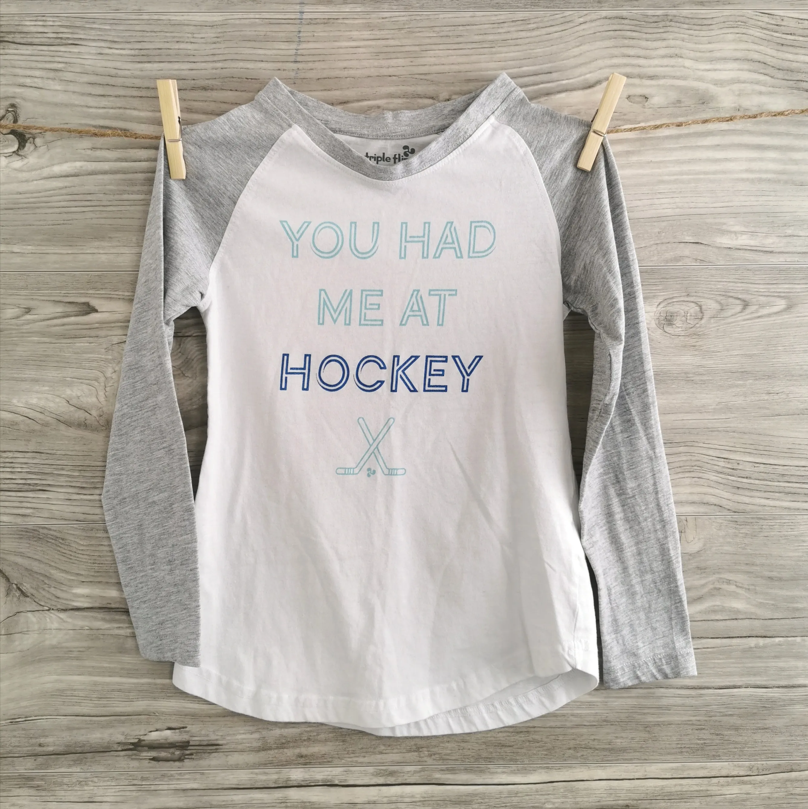 GIRL SIZE 2 (7/8 YEARS) - TRIPLE FLIP, Long-Sleeve Graphic Tee VGUC B35