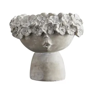 Girlie Cement Head Planter