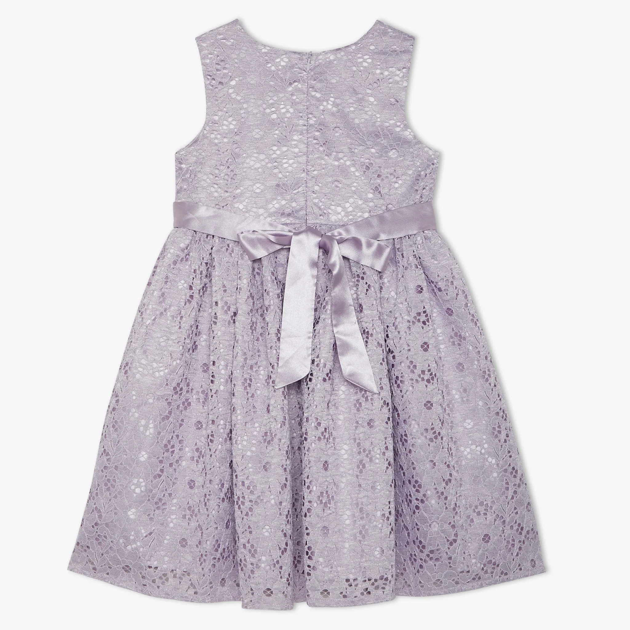 Girls Embellished Knee Length High Fashion Sleeveless Party Dress