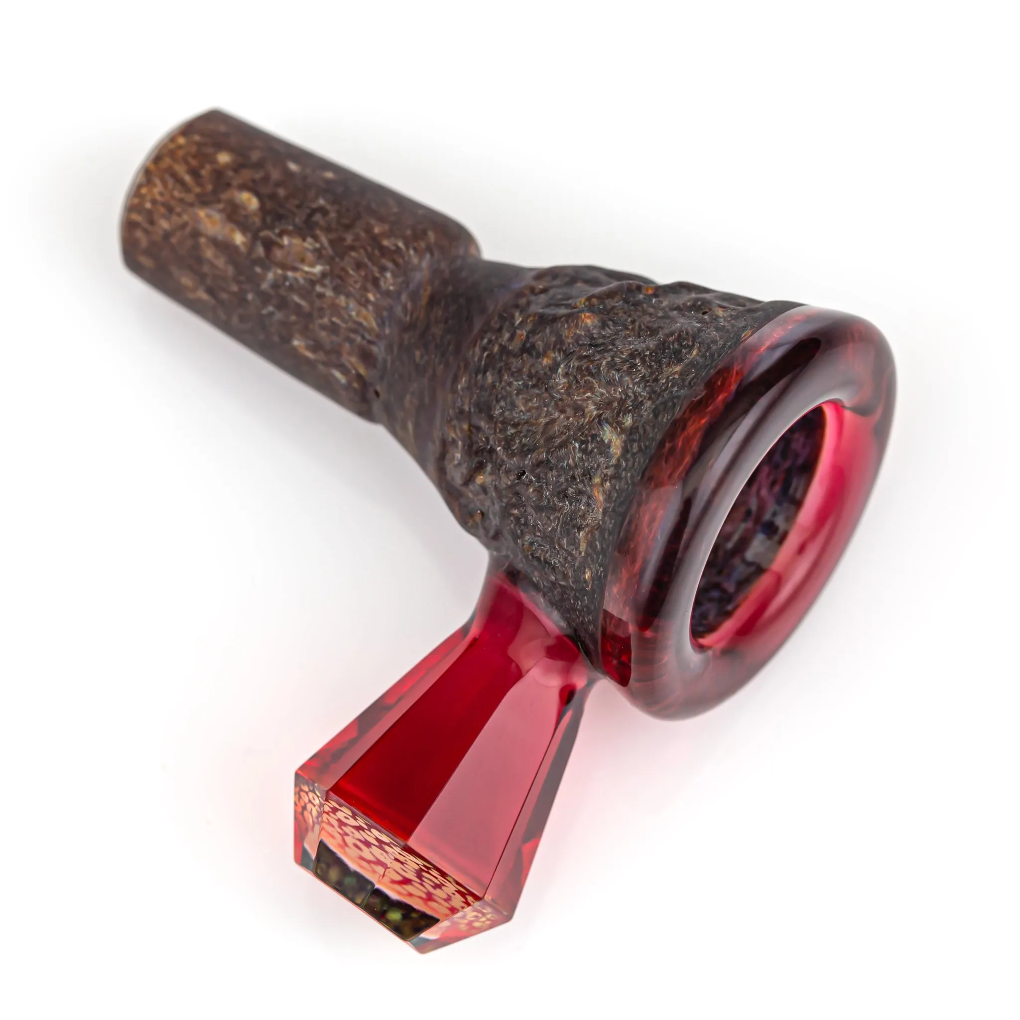 Green-T 14mm Stone Series Crystal Handle Slide (Gold Ruby)