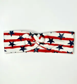 Hair Wrap Headband - Stars and Stripes