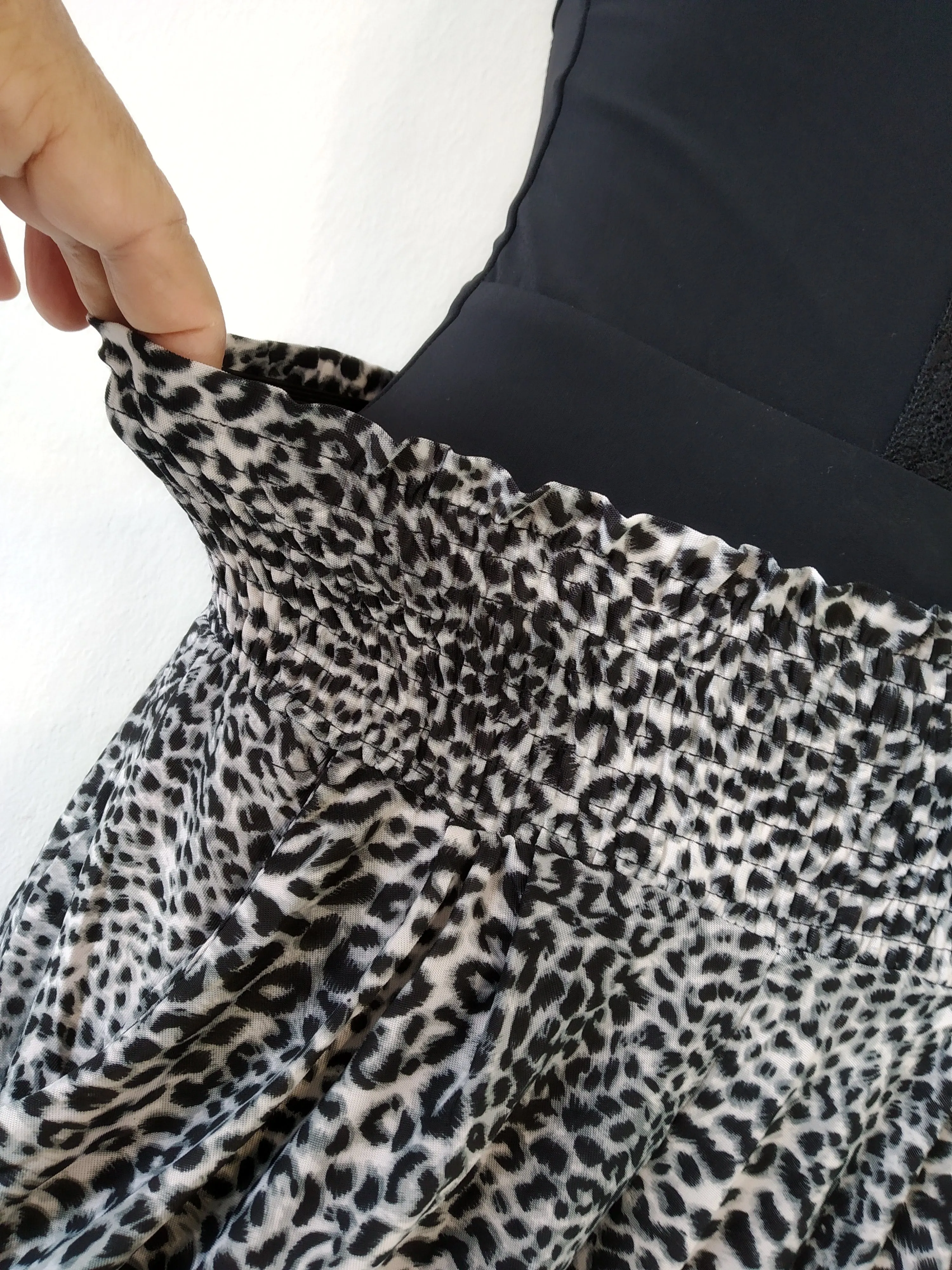 Harem Stretchy Pants Animal Print