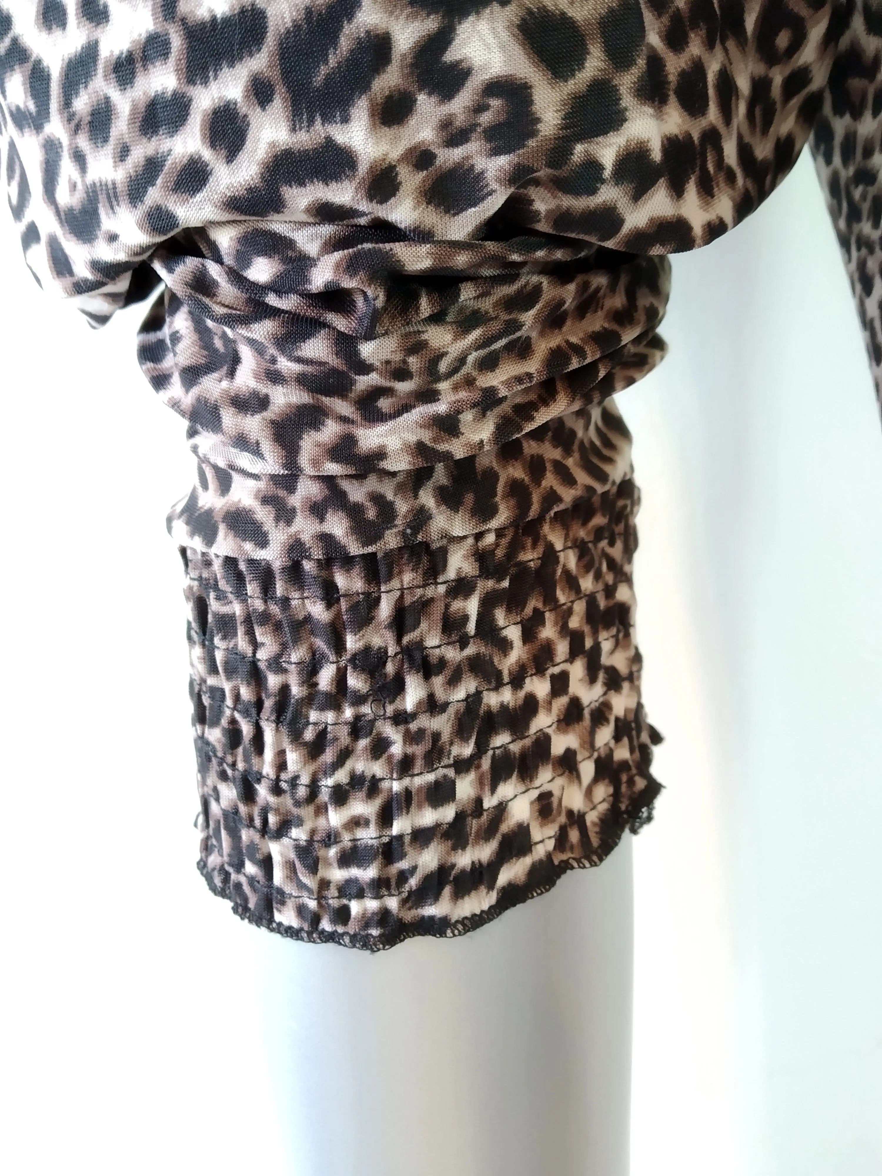 Harem Stretchy Pants Animal Print