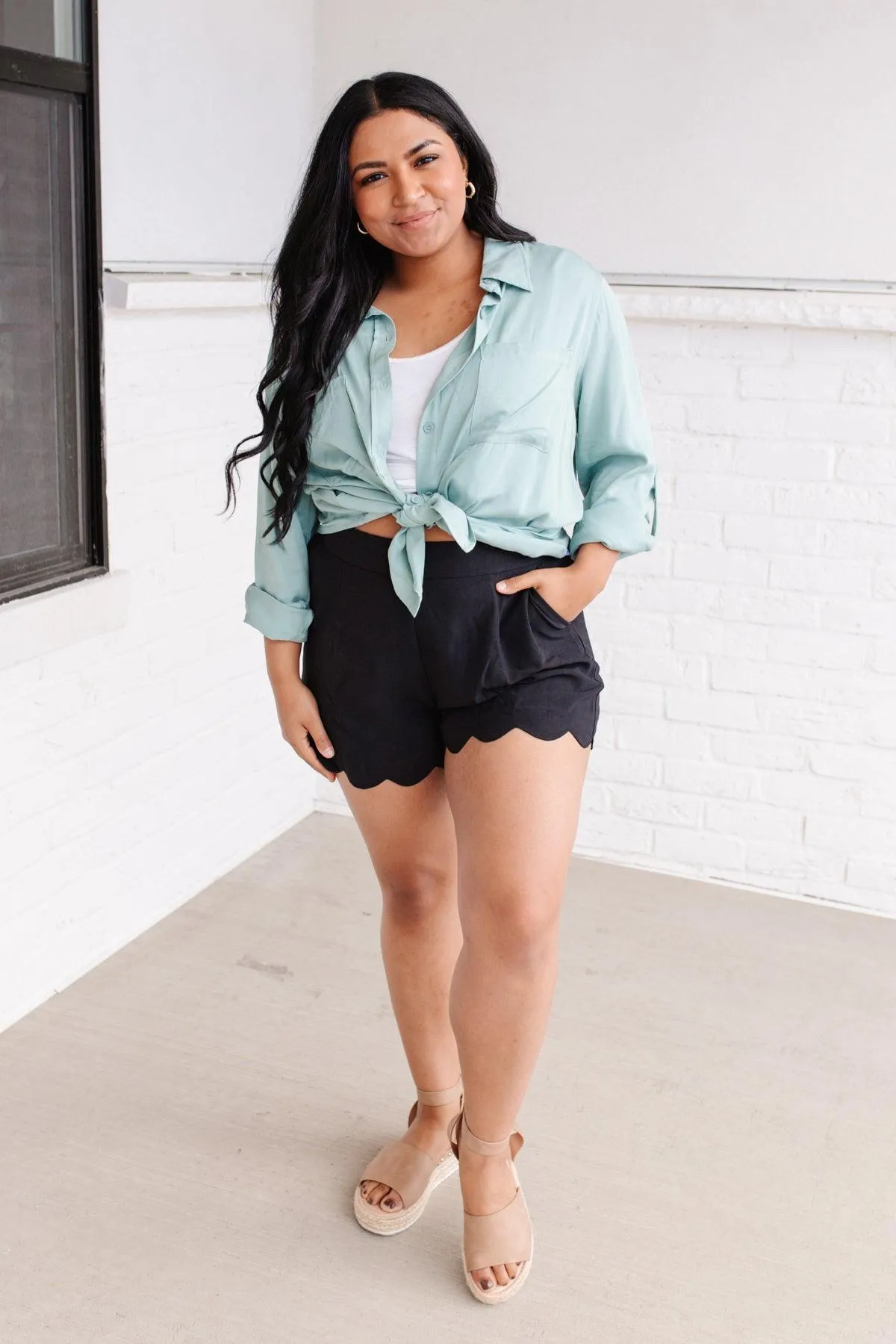 Hazel Blues® | Unwavering Confidence Blouse in Light Blue