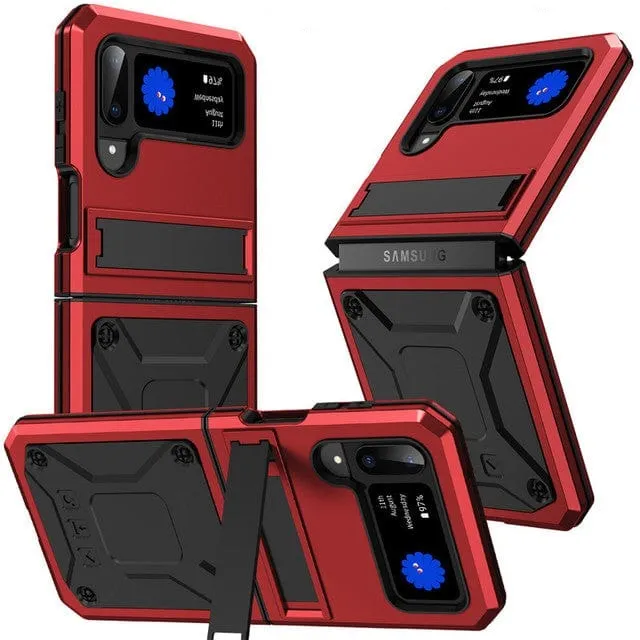 Heavy Duty Case with Kickstand For Samsung Z Flip
