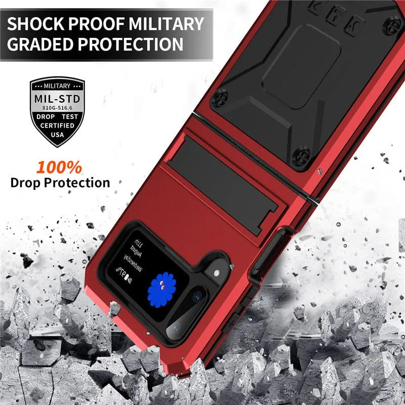 Heavy Duty Case with Kickstand For Samsung Z Flip