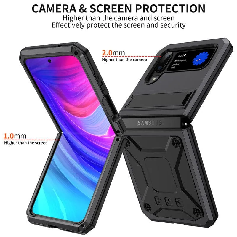Heavy Duty Case with Kickstand For Samsung Z Flip