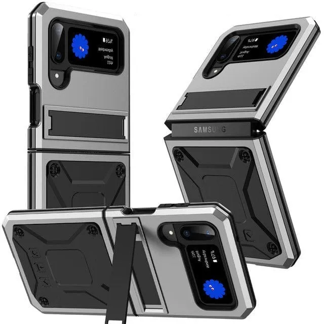 Heavy Duty Case with Kickstand For Samsung Z Flip