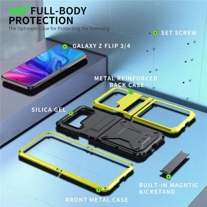 Heavy Duty Case with Kickstand For Samsung Z Flip