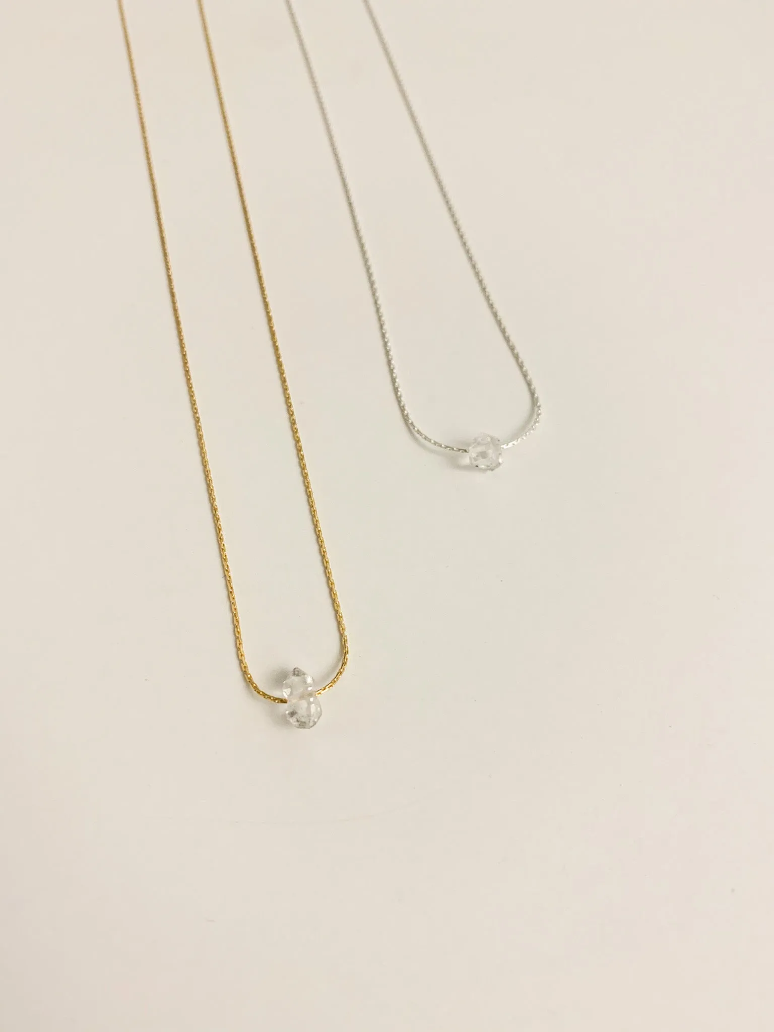 Herkimer Fidget Necklace