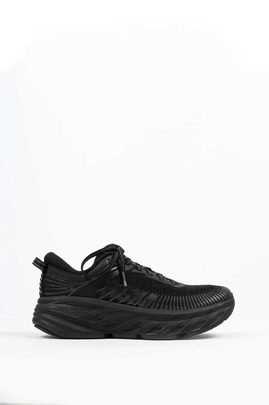 HOKA ONE ONE WOMENS BONDI 7 BLACK