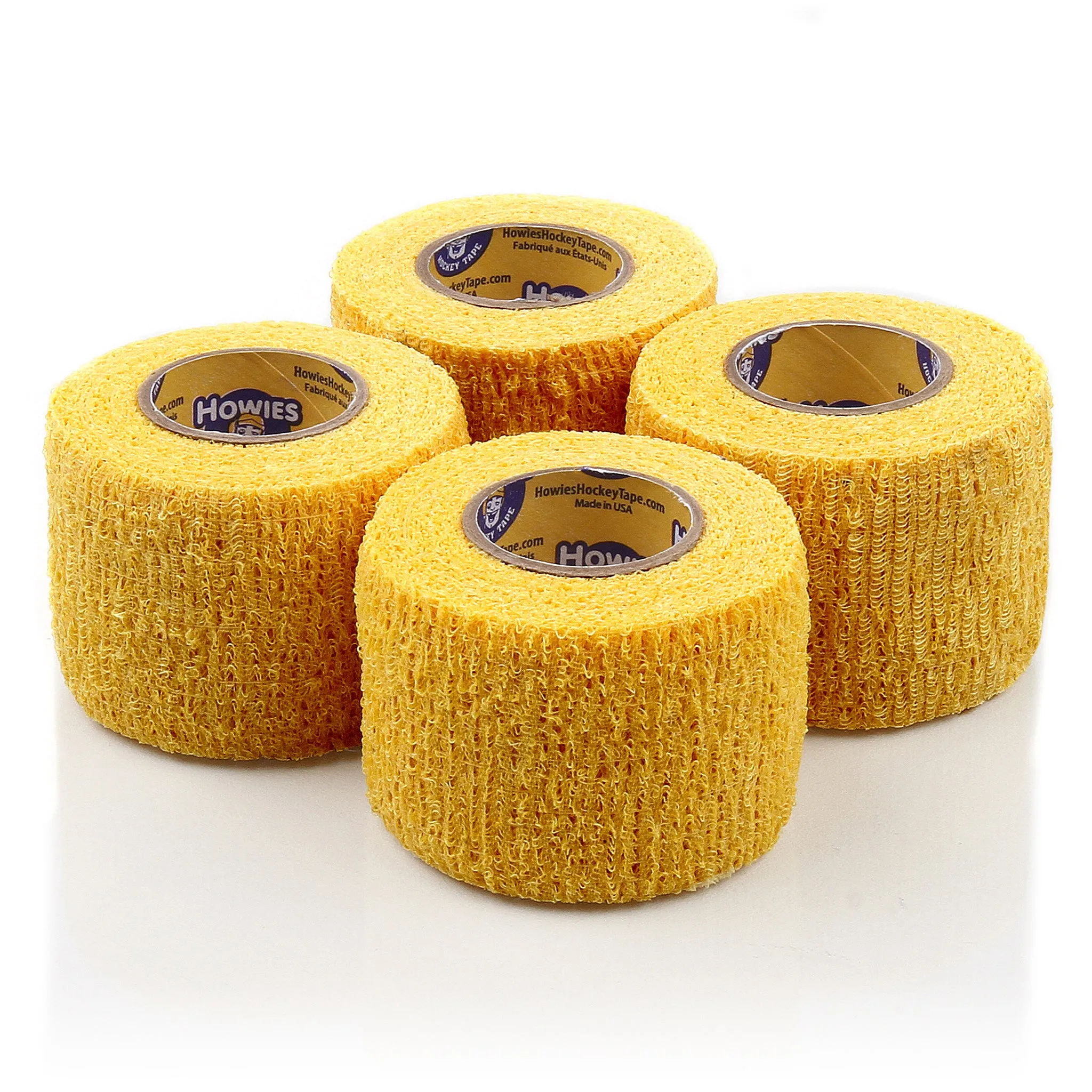 Howies Yellow Stretchy Grip Hockey Tape