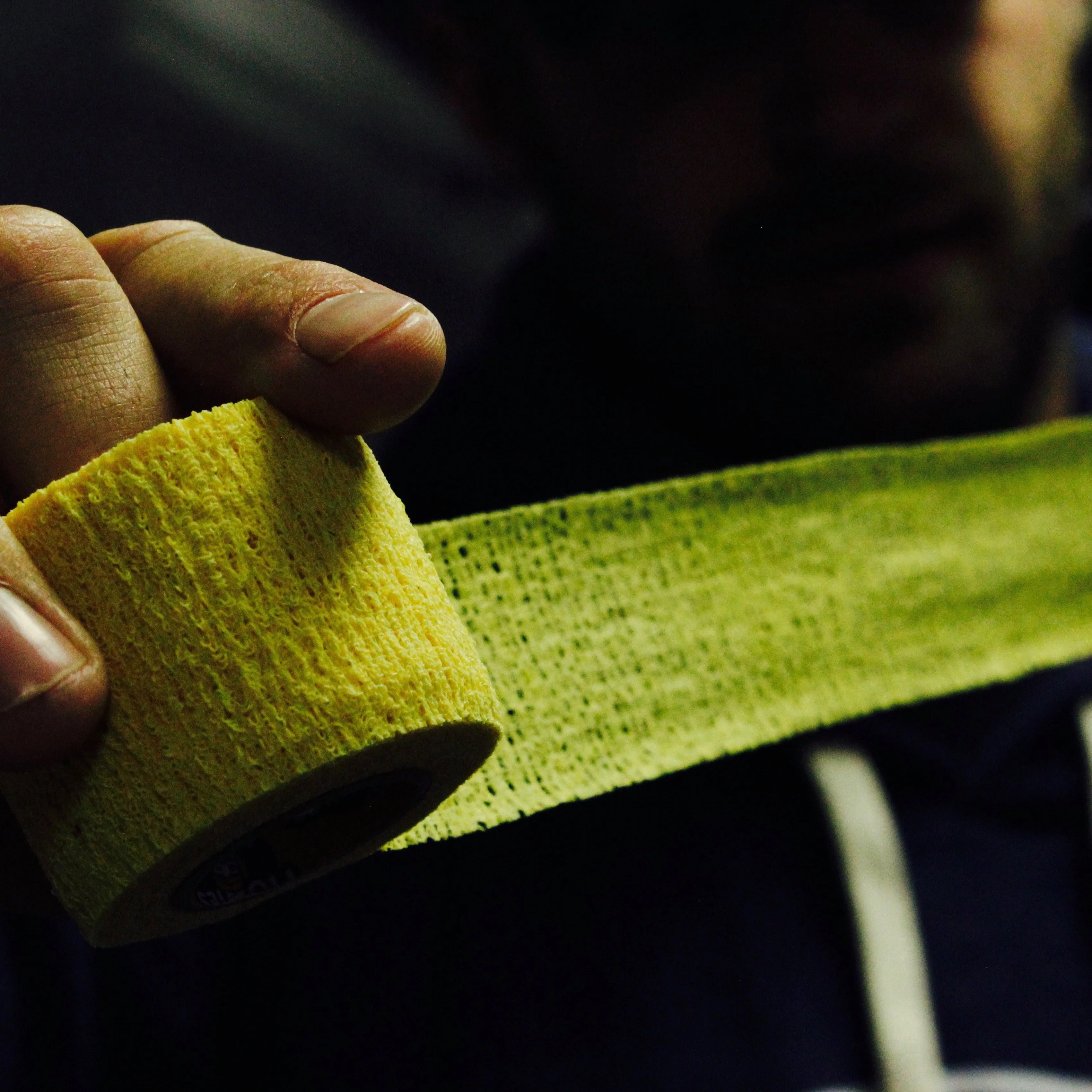 Howies Yellow Stretchy Grip Hockey Tape
