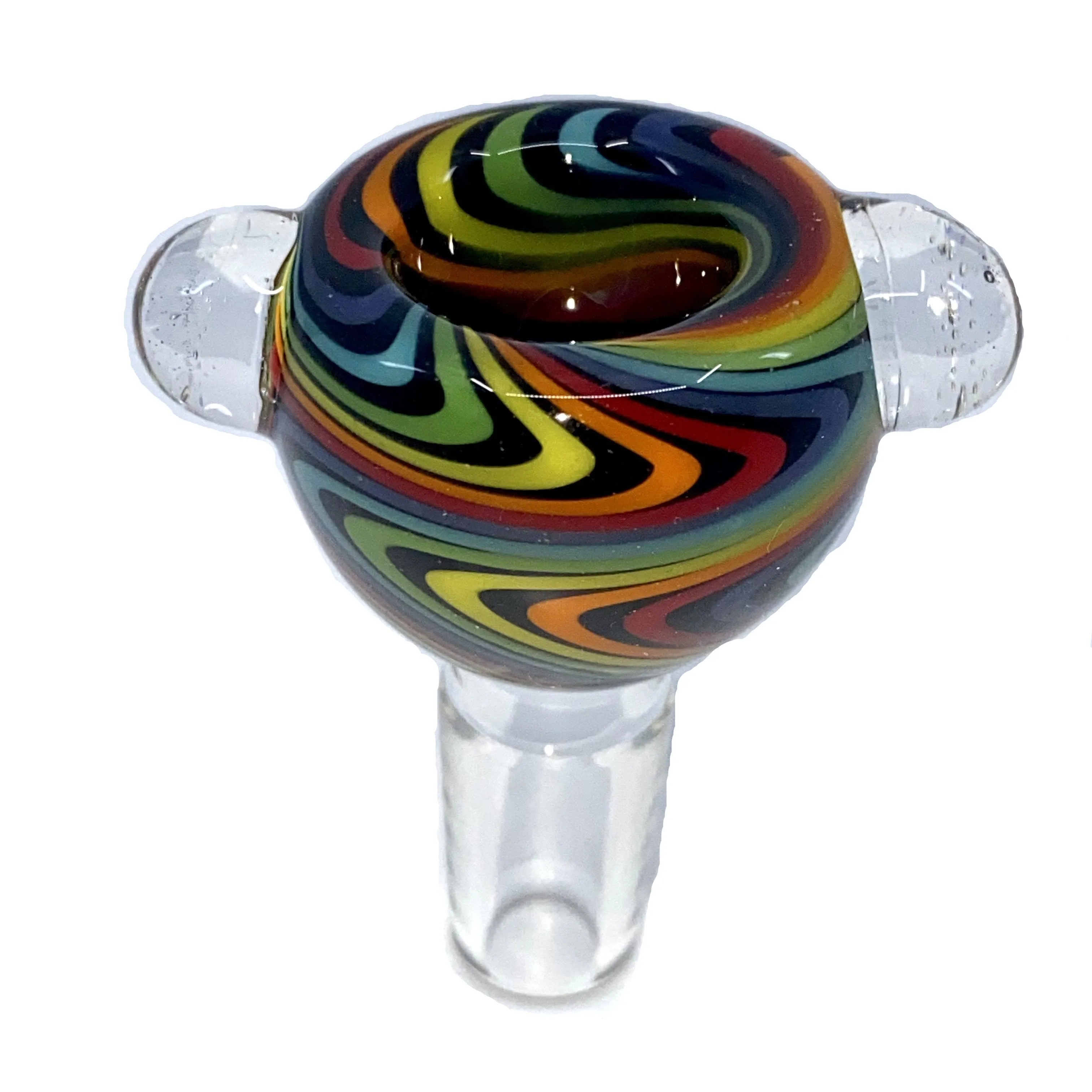 Hypnotized Glass Linework Push Bowl Slides 14mm