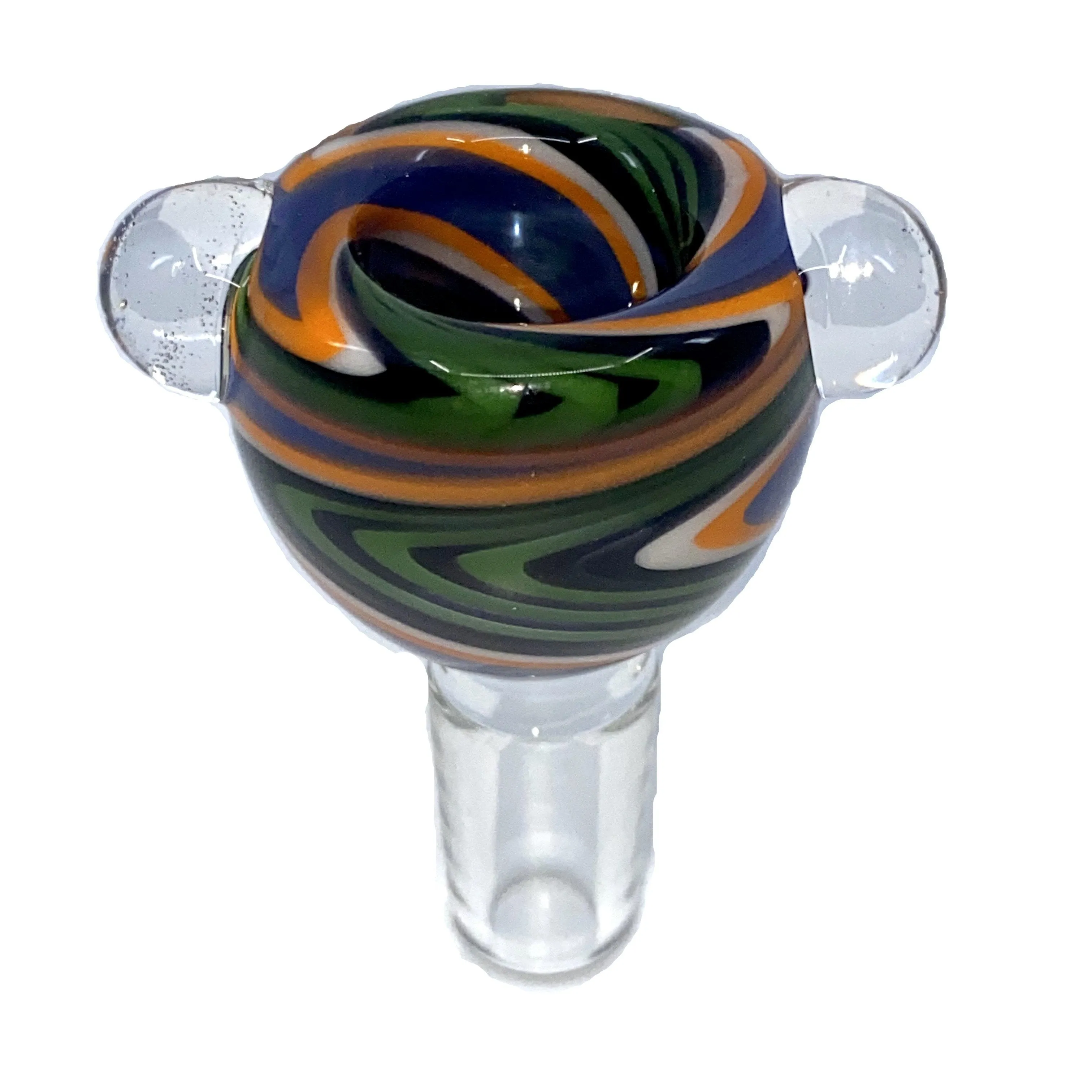 Hypnotized Glass Linework Push Bowl Slides 14mm