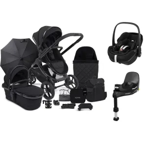 iCandy Peach 7 Designer Collection, Pebble 360 PRO 2 Complete Travel System Bundle - Cerium