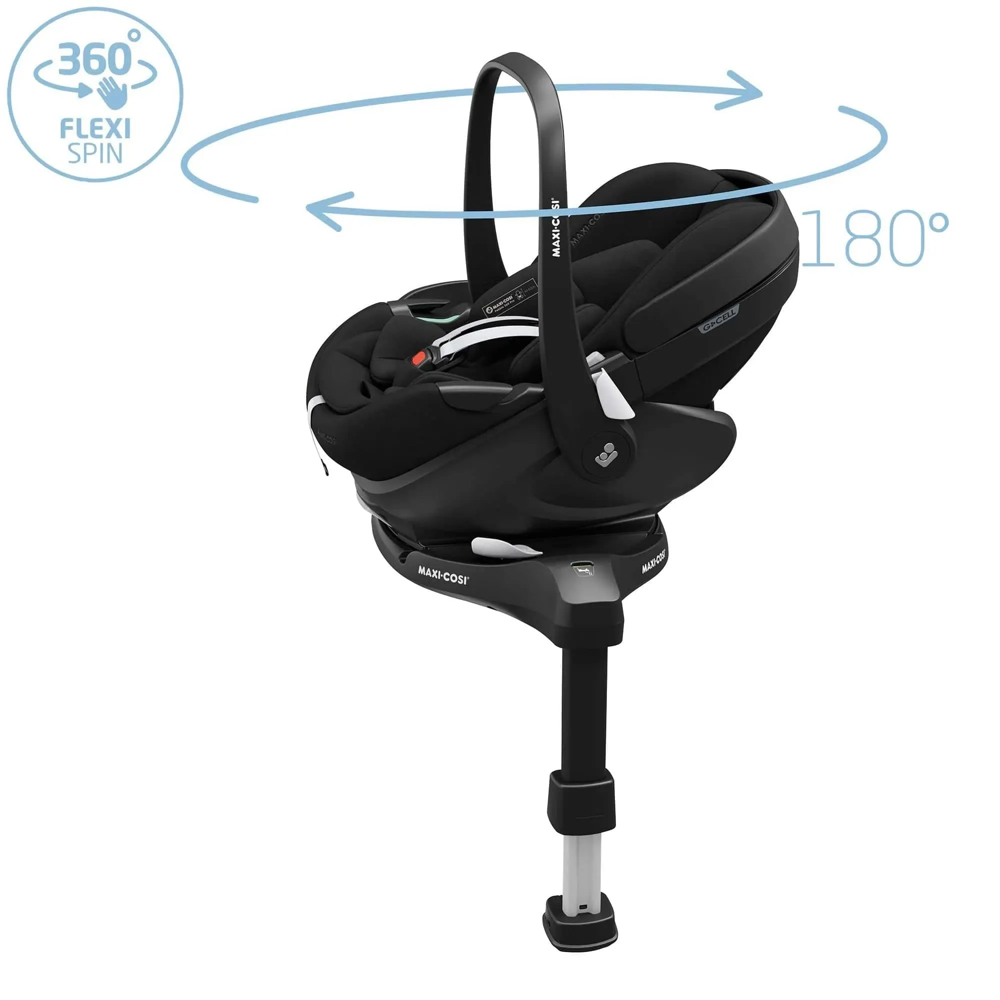 iCandy Peach 7 Designer Collection, Pebble 360 PRO 2 Complete Travel System Bundle - Cerium