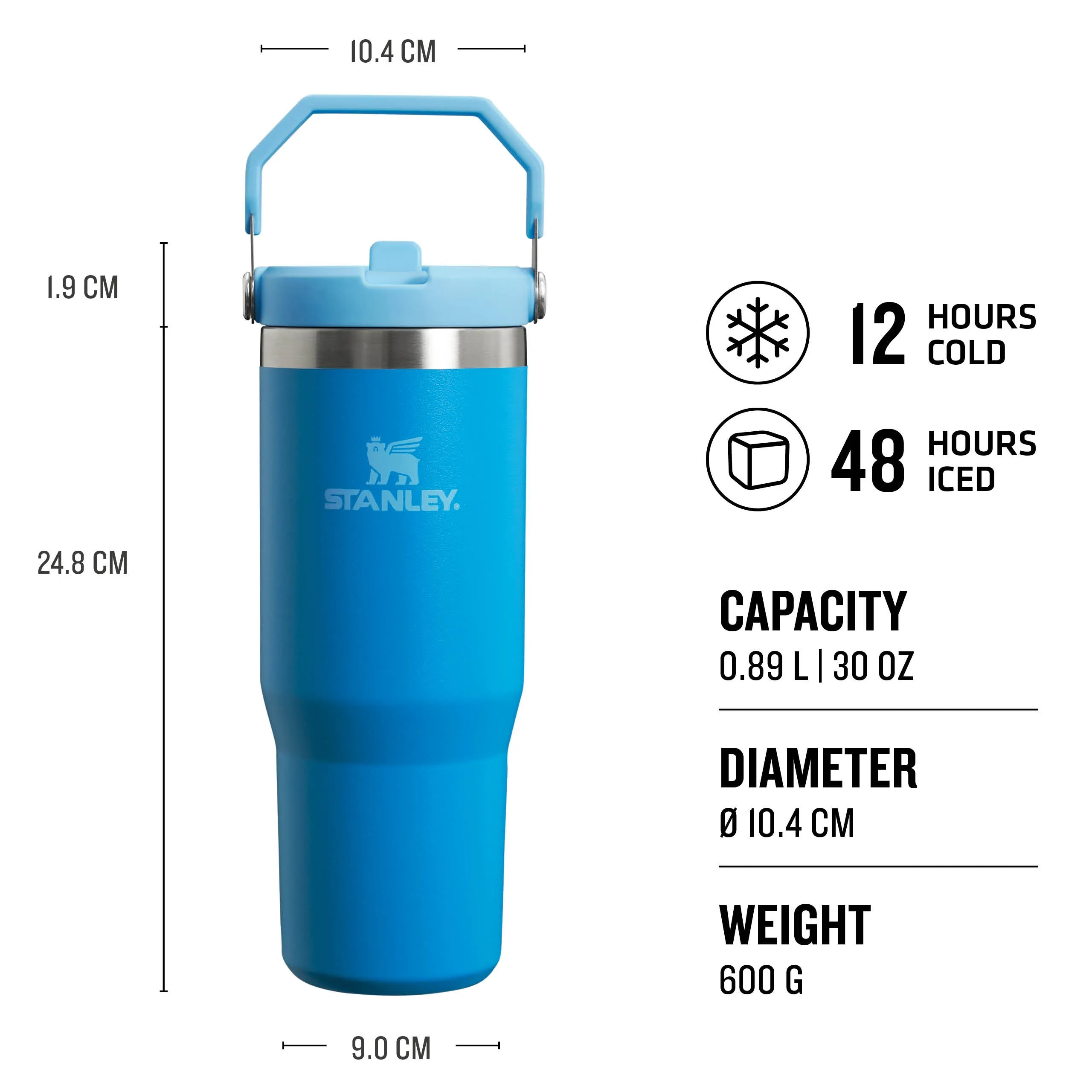 IceFlow™ Flip Straw Tumbler | 0.89L