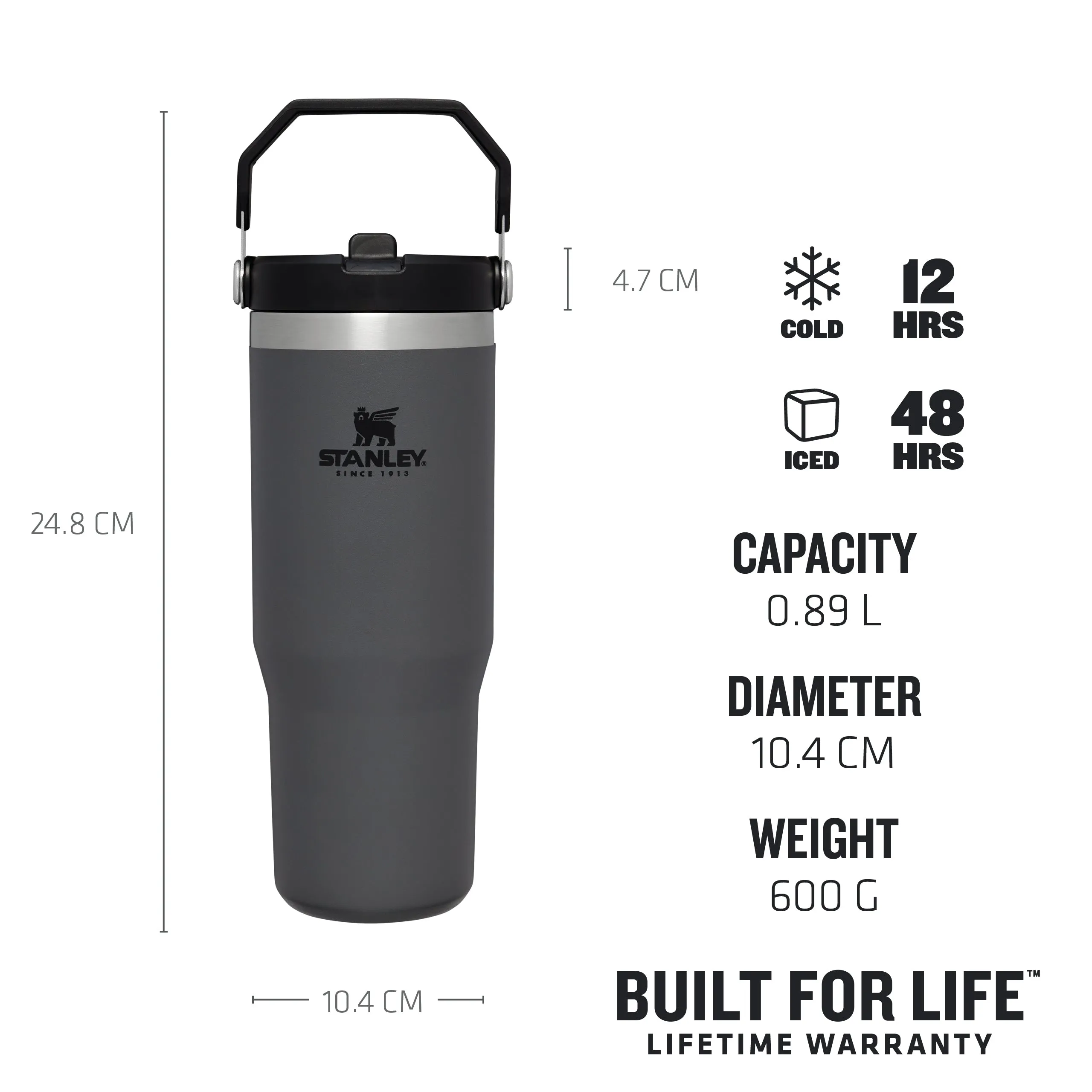 IceFlow™ Flip Straw Tumbler | 0.89L
