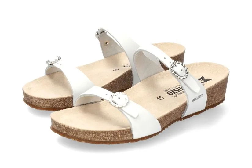 'Idelya women's sandal - White patent