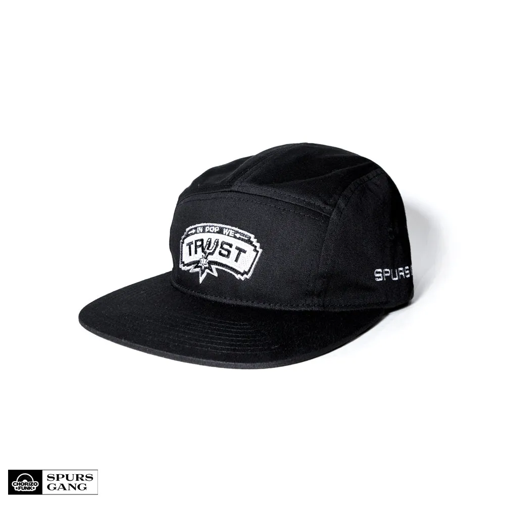 In Pop We Trust 5 Panel Hat (BLACK)