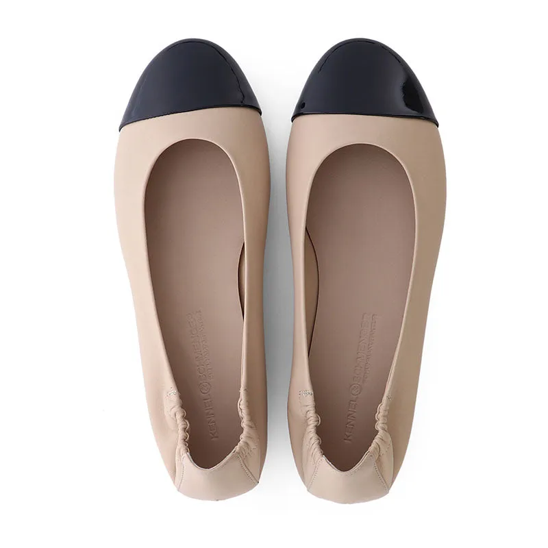 KENNEL & SCHMENGER Billy Nappa Ballet Flats in Nude