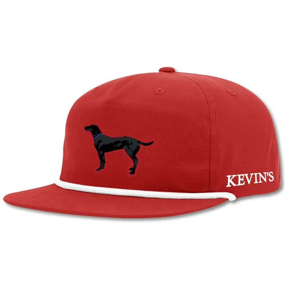 Kevin's Richardson Black Lab Rope Cap