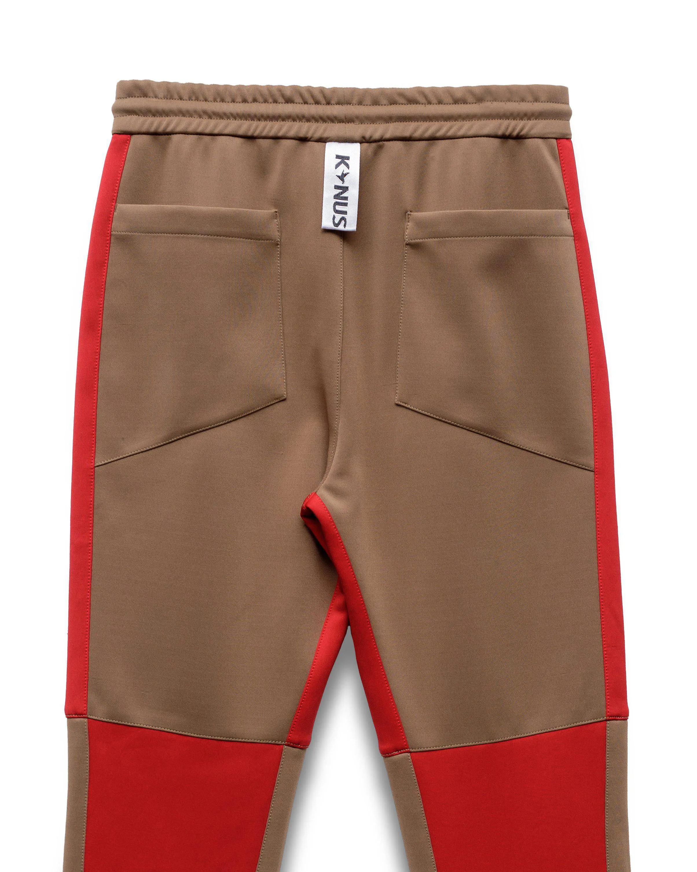 Konus Men's Color Blocked Track pants in Camel
