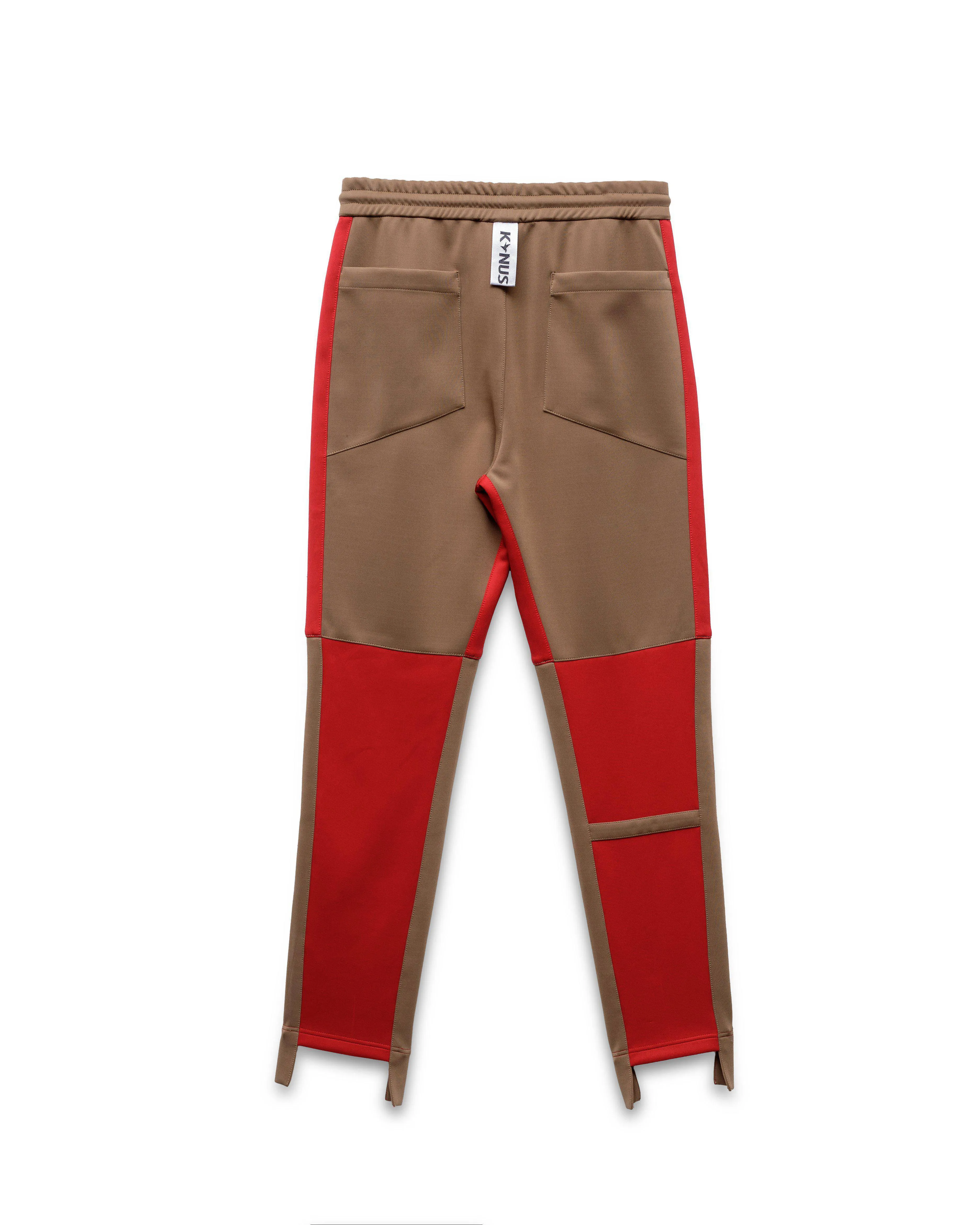 Konus Men's Color Blocked Track pants in Camel
