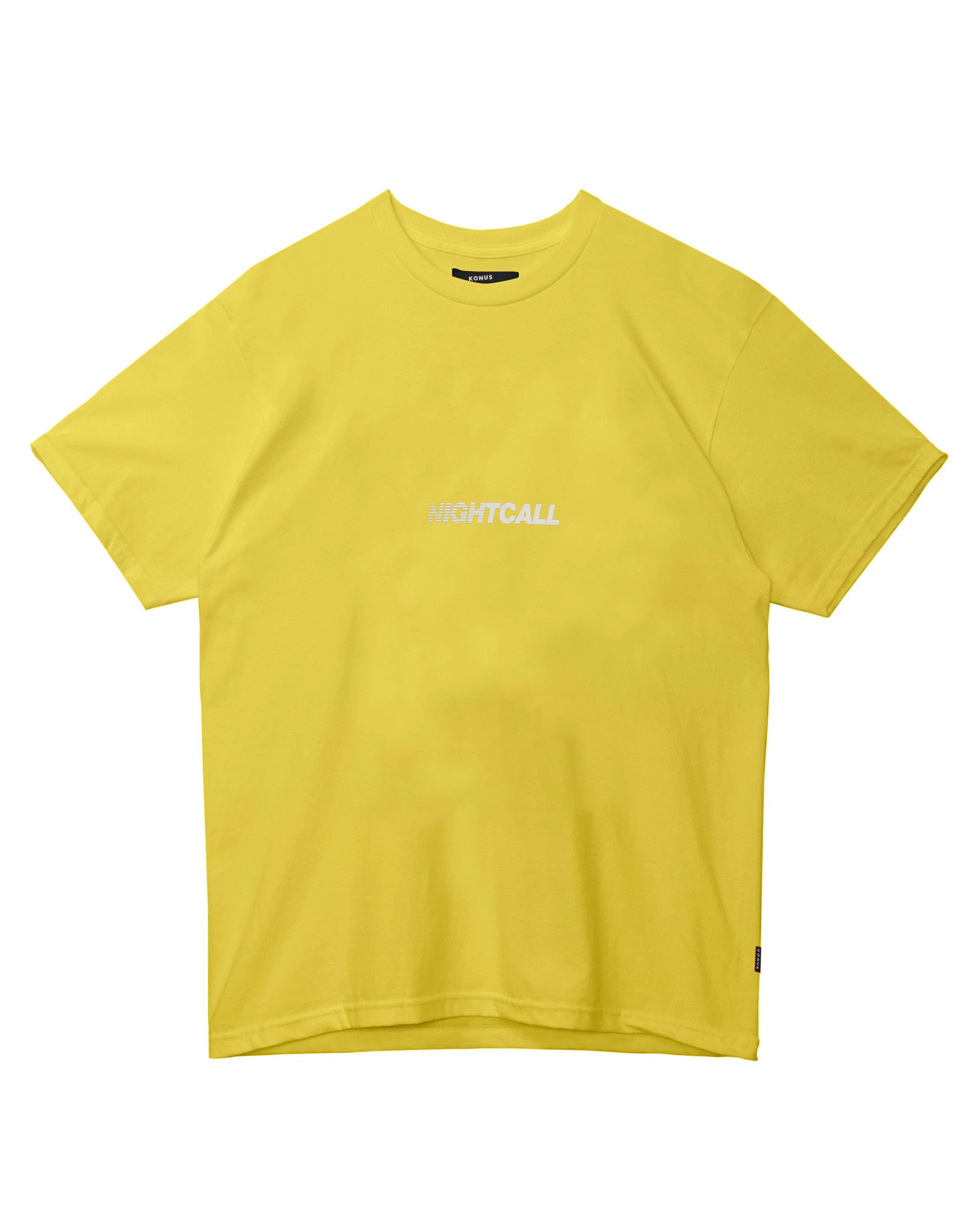 Konus Men's Graphic Tee in Yellow