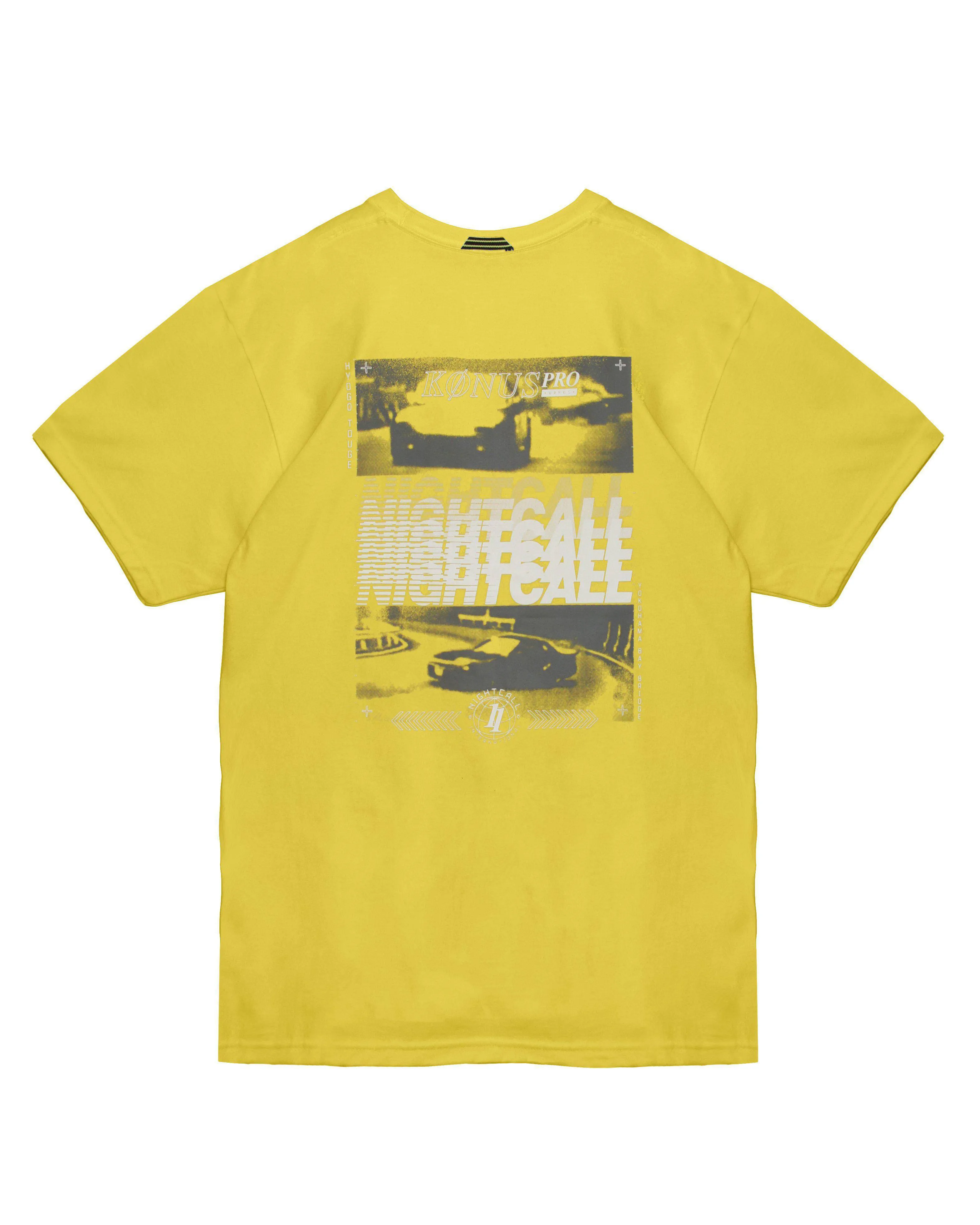 Konus Men's Graphic Tee in Yellow