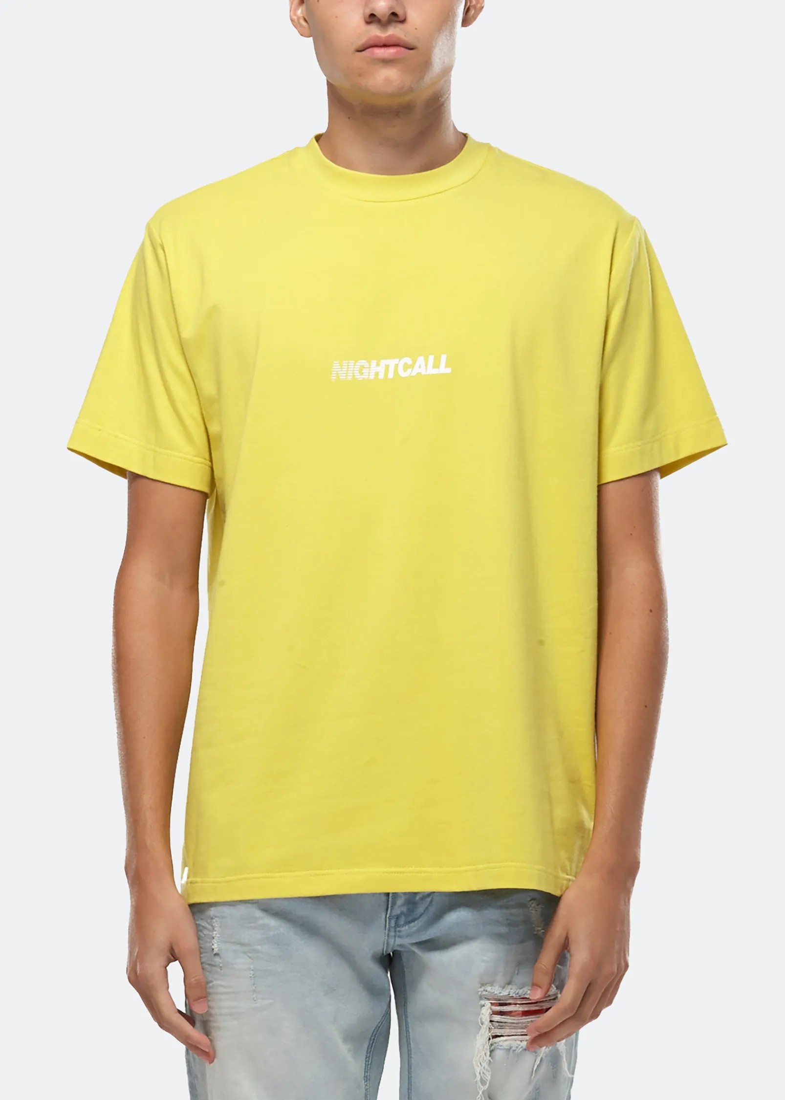 Konus Men's Graphic Tee in Yellow