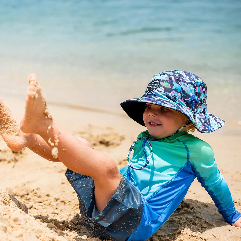 Little Renegade | Dino Party Swim Hat