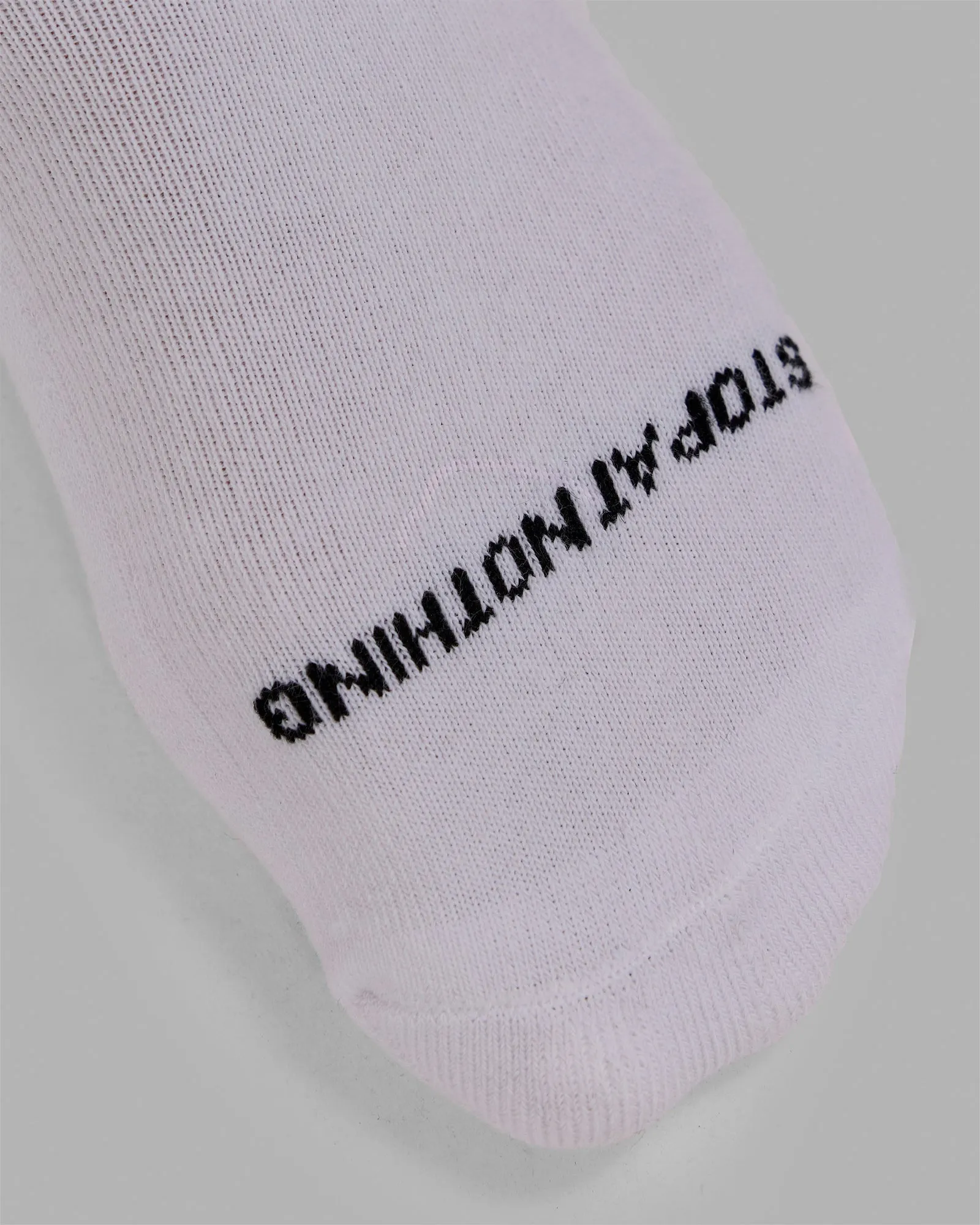 LSKD x Fitstop Crew Socks - White